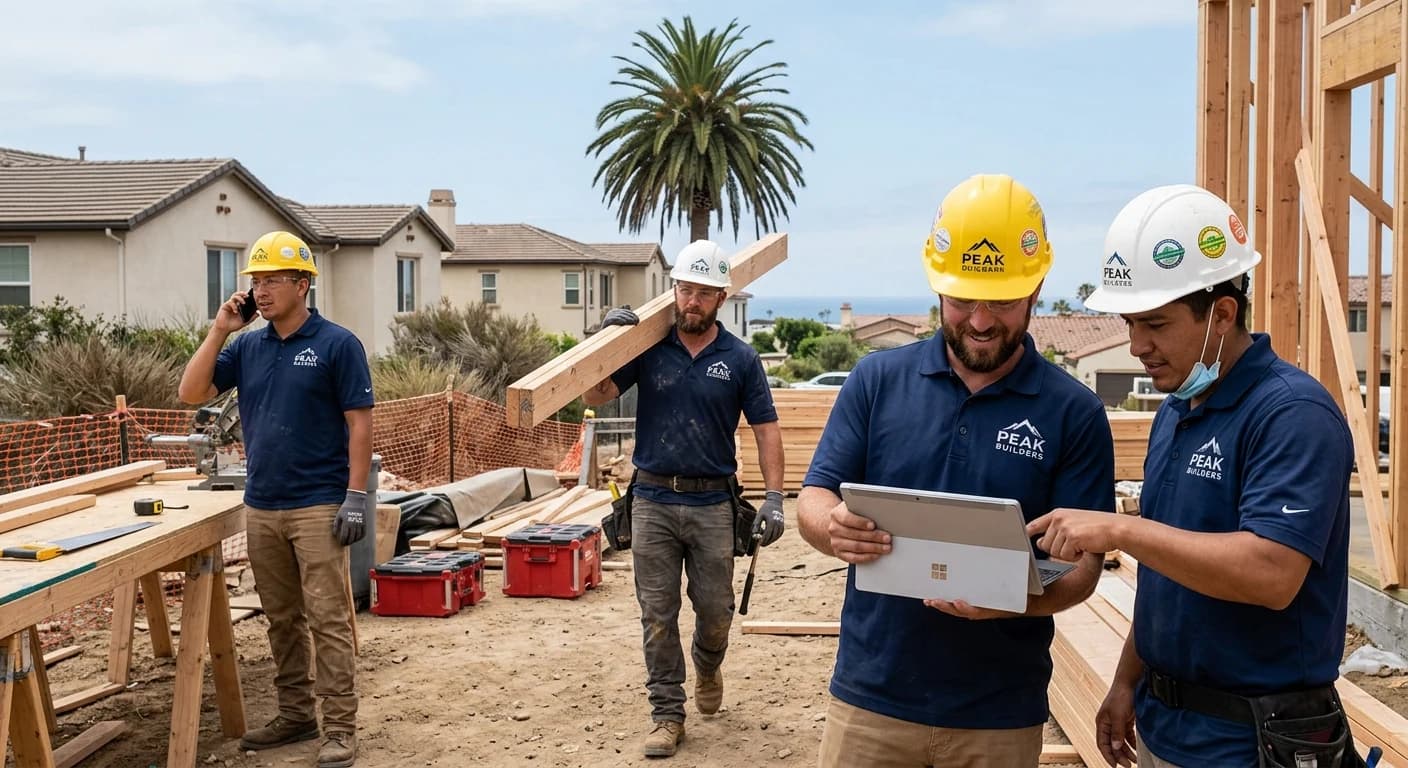 Peak Builders team San Diego