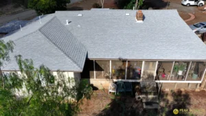 roof replacement by peakbuilders and roofers