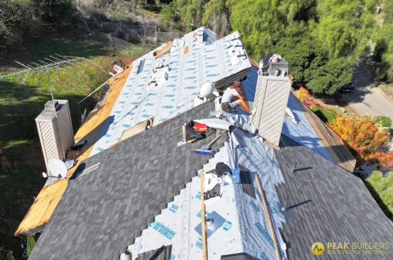 Peakbuilders as best roofing services in San Diego CA