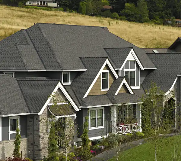 Presidential asphalt shingle roof